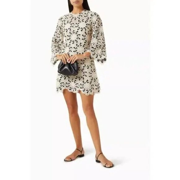 NWOT Zimmermann Ottie Lace Shift Minidress size 2/ M - Picture 1 of 13